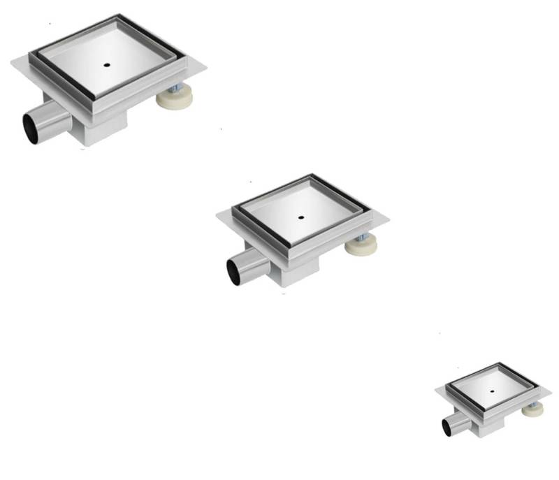 walexo Duschrinne Duschrinne Bodenablauf Ablaufrinne Abflussrinne Duschablauf, Bodenablauf-Komplettset, höhenverstellbar durch verstellbare Füße walexo Duschrinne Duschrinne Bodenablauf Ablaufrinne Abflussrinne Duschablauf, Bodenablauf-Komplettset, höhenverstellbar durch verstellbare Füße von walexo