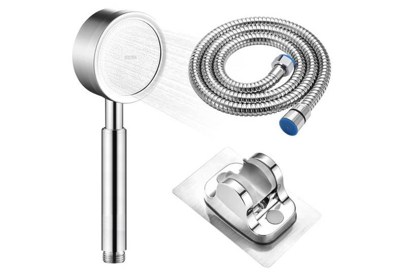 walkbee Handbrause Handbrause Wasserfall, Handbrause Duschkopf mit Schlauch, (abnehmbarer Duschkopf, Komplett Set, 1-tlg. mit 1.5m Schlauch), mit einer winkelverstellbare Duschkopfhalterung von walkbee