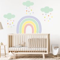 Regenbogen Wandtattoo - Kinderzimmer Selbstklebend Abziehen Und Aufkleben Große Jumbo Größen Wandaufkleber Spielzimmer Dekor von wallartdesign