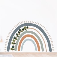 Regenbogen Wandaufkleber - Wandbild Aufkleber Selbstklebend Neutral Boho Kinderzimmer Zum Abziehen Und Aufkleben von wallartdesign