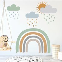 Regenbogen Wandtattoo - Kinderzimmer Selbstklebend Abziehen Und Aufkleben Große Jumbo Größen Wandaufkleber Spielzimmer Dekor von wallartdesign