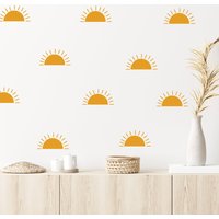 Wandtattoo - Boho Sun Wandaufkleber von wallartdesign