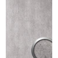 wallface Dekorpaneele, Betonoptik, glatt - grau von wallface