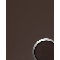 wallface Dekorpaneele, Leder Optik, gesteppt - braun von wallface
