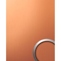 wallface Dekorpaneele, Metalloptik, strukturiert - braun von wallface