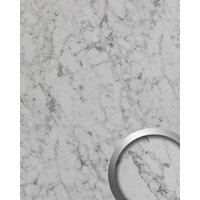 wallface Dekorpaneele, marmoroptik, gepraegt - weiss von wallface