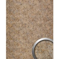 wallface Dekorpaneele, used look, glatt - braun von wallface