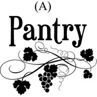 Pantry Designs - Küche Holz Oder Glastüren Aufkleber von walllingo