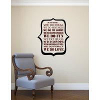 In Diesem Haus Aufkleber Gerahmt. Perfekt Für Jeden Raum In Diesem Haus Aufkleber Gerahmt. Perfekt Für Jeden Raum von wallopalooza