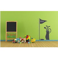 Personalisierte Golf Aufkleber Kinderzimmer - Flaggenstange Mit Wachstumskarte Und Golftasche Individuellem Namen Nur Aufkleber Personalisierte Golf Aufkleber Kinderzimmer - Flaggenstange Mit Wachstumskarte Und Golftasche Individuellem Namen Nur Aufkleber von wallopalooza