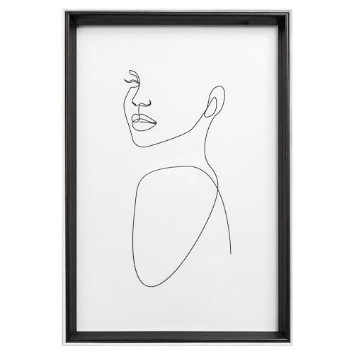 walther design Silhouette Bilderrahmen, 10x15 cm, schwarz, NW015B von walther design