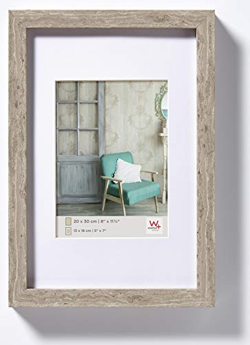 walther design Bilderrahmen grau 70 x 100 cm Echtglas Stockholm EA100D von walther design