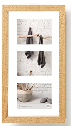 walther design Bilderrahmen natur 3x 13x18 cm Galerie mit Passepartout, Home Holzrahmen HO338H walther design Bilderrahmen natur 3x 13x18 cm Galerie mit Passepartout, Home Holzrahmen HO338H von walther design