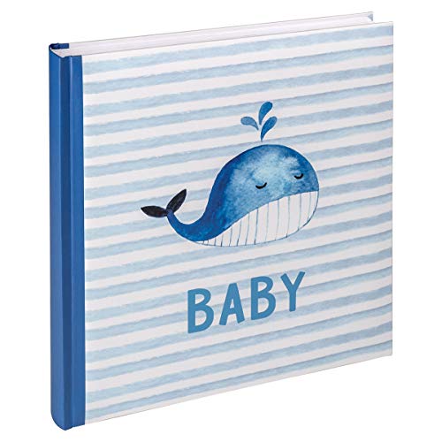 walther design Fotoalbum blau 28 x 30,5 cm Babyalbum, Baby Sam UK-183-L von walther design