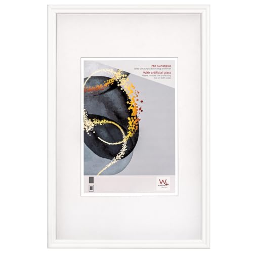 walther design Bilderrahmen Select, Holzrahmen mit Kunstglas, 13x18 cm, weiss, HSX318W walther design Bilderrahmen Select, Holzrahmen mit Kunstglas, 13x18 cm, weiss, HSX318W von walther design