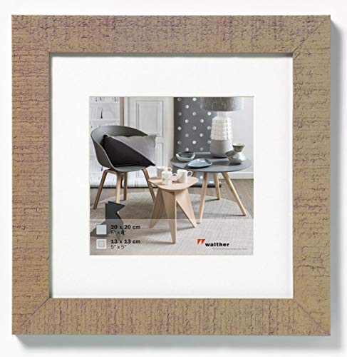 walther design Bilderrahmen beige 30 x 30 cm Home Holzrahmen HO330C von walther design