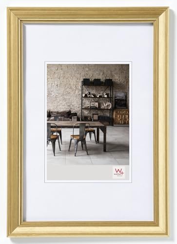 Walther JA030G Bilderrahmen Lounge Rahmen, 20 x 30 cm, Gold Walther JA030G Bilderrahmen Lounge Rahmen, 20 x 30 cm, Gold von walther design