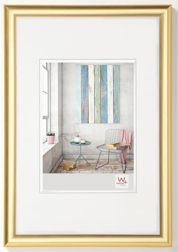 walther design Bilderrahmen gold 50 x 70 cm Trendstyle Kunststoffrahmen KP070G walther design Bilderrahmen gold 50 x 70 cm Trendstyle Kunststoffrahmen KP070G von walther design