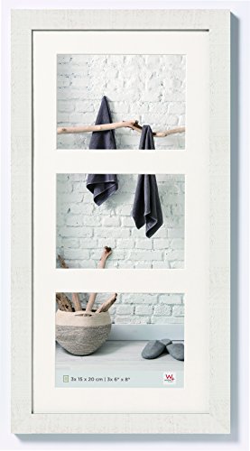walther design Bilderrahmen polarweiss 3X 15x20 cm Galerie mit Passepartout, Home Holzrahmen HO352V walther design Bilderrahmen polarweiss 3X 15x20 cm Galerie mit Passepartout, Home Holzrahmen HO352V von walther design