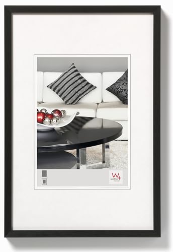 walther design Bilderrahmen schwarz 30 x 45 cm Aluminium Chair Alurahmen AJ045B von walther design