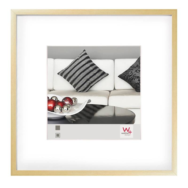 walther design Chair Aluminium Bilderrahmen Gold 20x20 cm AJ220G von walther design