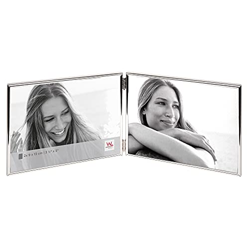 walther design Bilderrahmen silber 2X 13x18 cm Chloe Portraitrahmen WD218VS von walther design