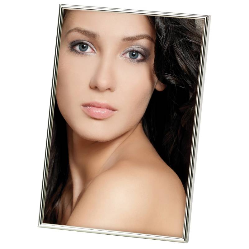 walther design Chloe Portrait Bilderrahmen  21x29,7 cm  Versilbert von walther design