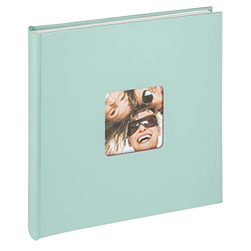 walther design Fotoalbum mintgrün 26 x 25 cm mit Cover-Ausstanzung, Fun FA-205-A von walther design
