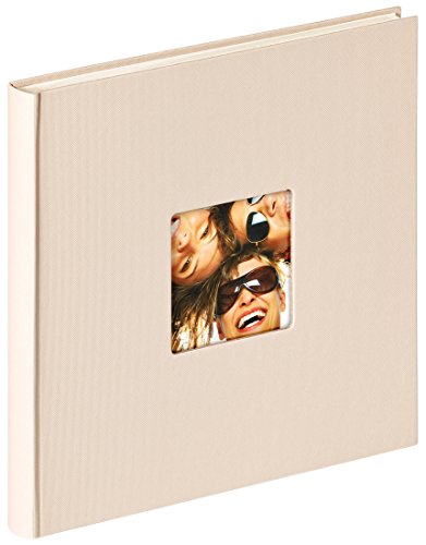 walther design Fotoalbum sand 26 x 25 cm mit Cover-Ausstanzung, Fun FA-205-C von walther design