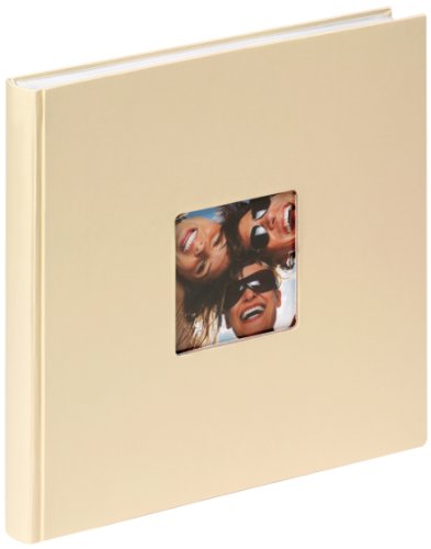 walther design Fotoalbum creme 26 x 25 cm mit Cover-Ausstanzung, Fun FA-205-H von walther design