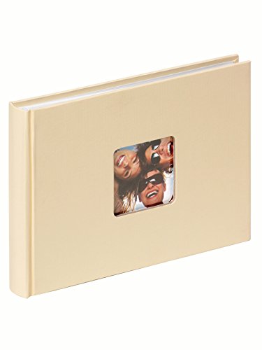 walther design Fotoalbum creme 22 x 16 cm mit Cover-Ausstanzung, Fun FA-207-H von walther design