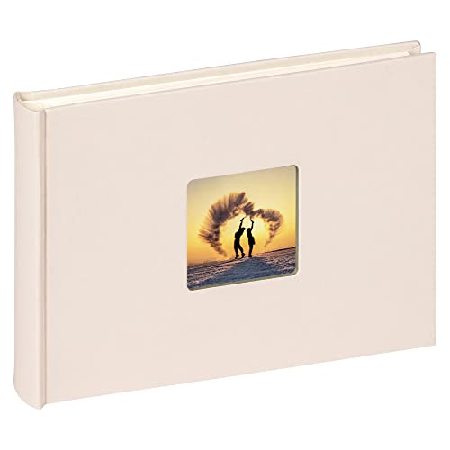 walther design FA-207-W Fotoalbum Fun Wedding, 22x16 cm, chamois weiss von walther design