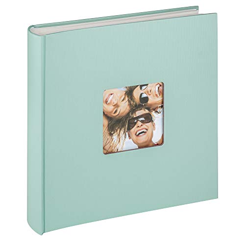 walther design Fotoalbum mintgrün 30 x 30 cm mit Cover-Ausstanzung, Fun FA-208-A von walther design