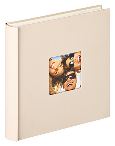 walther design Fotoalbum sand 30 x 30 cm mit Cover-Ausstanzung, Fun FA-208-C von walther design