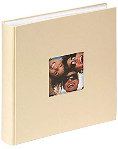 walther design Fotoalbum creme 30 x 30 cm mit Cover-Ausstanzung, Fun FA-208-H von walther design