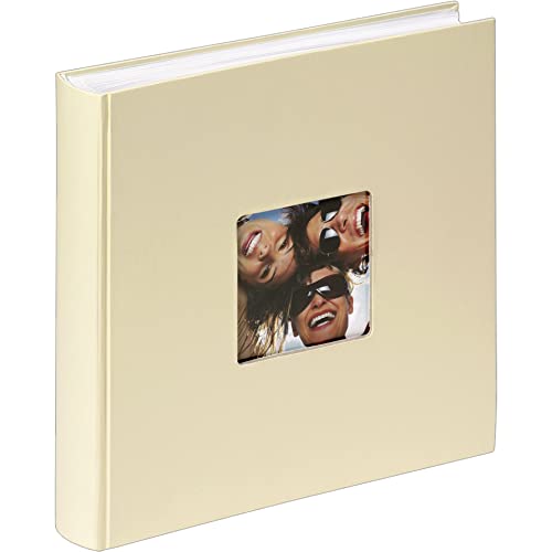 walther design Fotoalbum creme 30 x 30 cm mit Cover-Ausstanzung, Fun FA-208-H von walther design