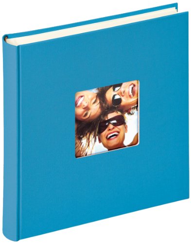 walther design Fotoalbum oceanblau 30 x 30 cm mit Cover-Ausstanzung, Fun FA-208-U von walther design