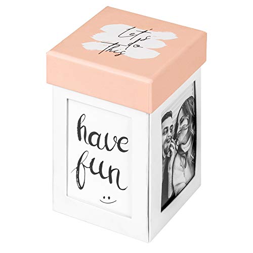 walther design Aufbewahrungsboxen weiss 7,6 x 11 cm Fotogeschenkbox Surprise, Explosionsbox FB-280-W von walther design