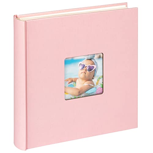 walther design Fotoalbum rosa 30 x 30 cm mit Cover-Ausstanzung, Fun FA-208-BR von walther design