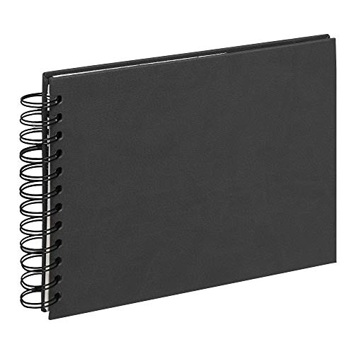 walther design Fotoalbum schwarz 17 x 23 cm Kunstleder 6SK1723C20B von walther design