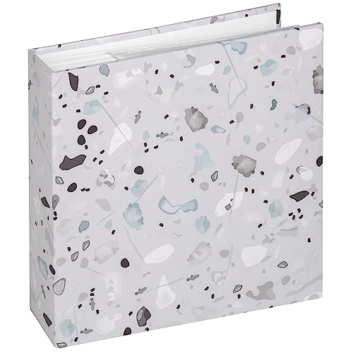 walther design Fotoalbum stone grey 200 Fotos 10 x 15 cm Memo-Einsteckalbum Terrazzo ME-298-3 von walther design