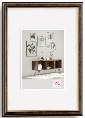 walther design Bilderrahmen nussbaum 30 x 40 cm mit Goldinnenkante, Smell Designrahmen JD040N walther design Bilderrahmen nussbaum 30 x 40 cm mit Goldinnenkante, Smell Designrahmen JD040N von walther design