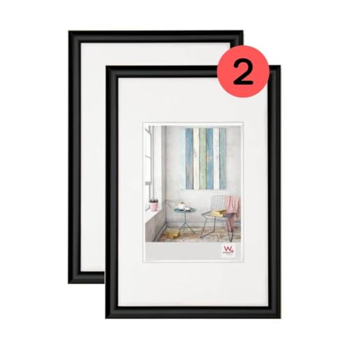 walther design Bilderrahmen schwarz 30 x 45 cm Doppelpack, Trendstyle Kunststoffrahmen KP045BD walther design Bilderrahmen schwarz 30 x 45 cm Doppelpack, Trendstyle Kunststoffrahmen KP045BD von walther design