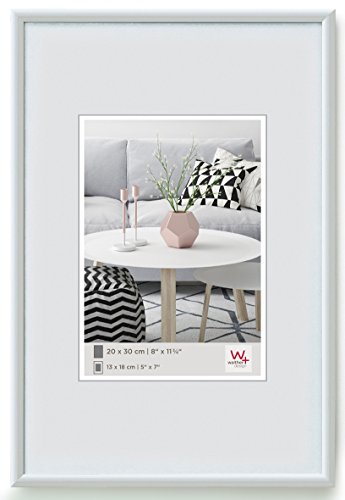 walther design Bilderrahmen weiss 60 x 60 cm Galeria Kunststoffrahmen KW660H von walther design