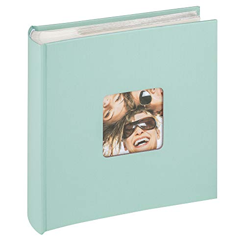 walther design Fotoalbum mintgrün 200 Fotos 10 x 15 cm Memo-Einsteckalbum mit Cover-Ausstanzung, Fun ME-110-A von walther design