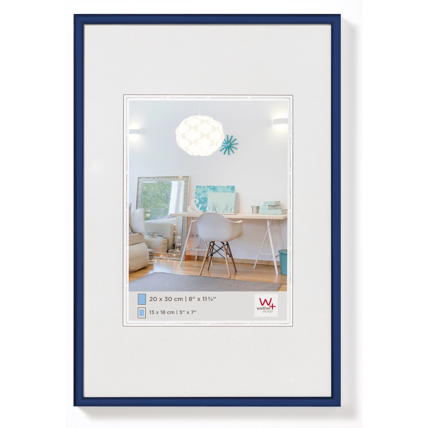 walther design New Lifestyle Kunststoff Bilderrahmen 50x60 cm Blau KV060L walther design New Lifestyle Kunststoff Bilderrahmen 50x60 cm Blau KV060L von walther design