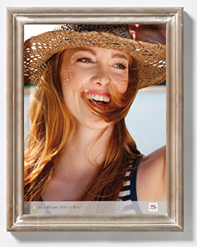 walther design QU040P Dijon Portraitrahmen, 30 x 40 cm, braun von walther design