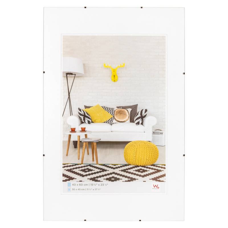 walther design Rahmenlose Bildhalter 40x50 cm Klarglas RB050K von walther design