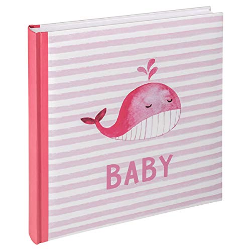 walther design Fotoalbum rosa 28 x 30,5 cm Babyalbum, Baby Sam UK-183-R von walther design