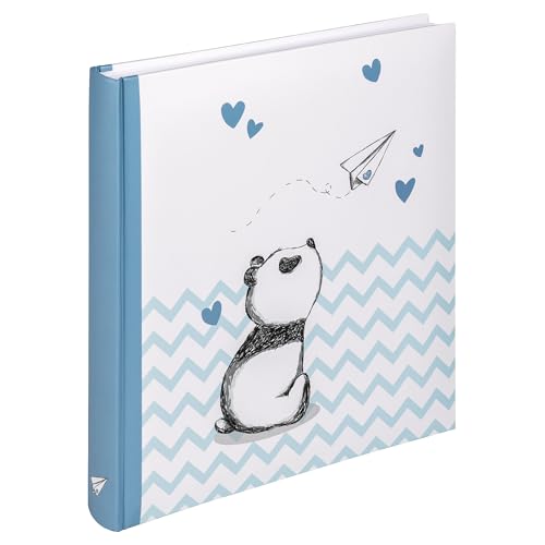 walther design Fotoalbum blau 28 x 30,5 cm Babyalbum, Baby Little Panda UK-281-L von walther design
